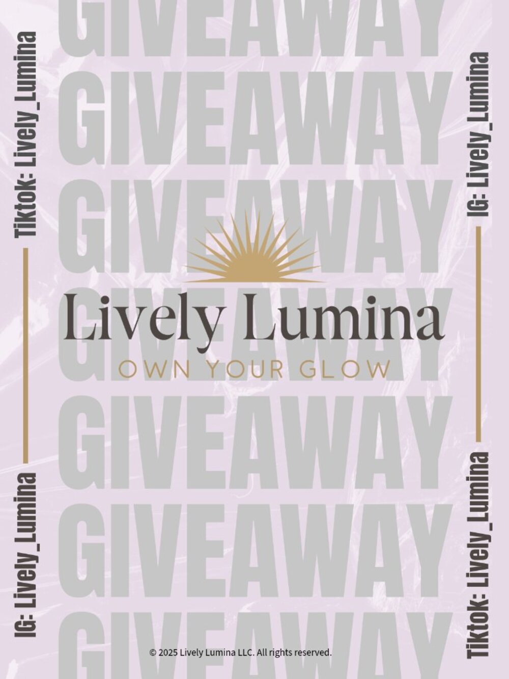 🎁 Lively Lumina Giveaway + Free Shipping on Me